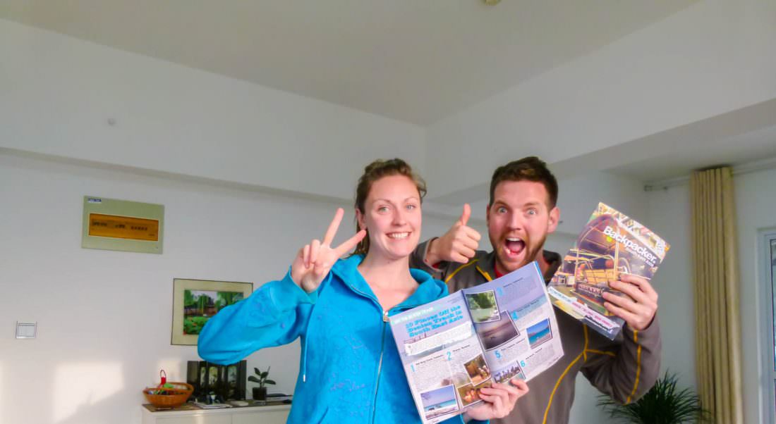 We've Been Published in Southeast Asia Backpacker Magazine!